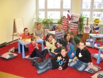 W kąciku dla dzieci:-)