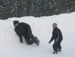 Zabawy na śniegu